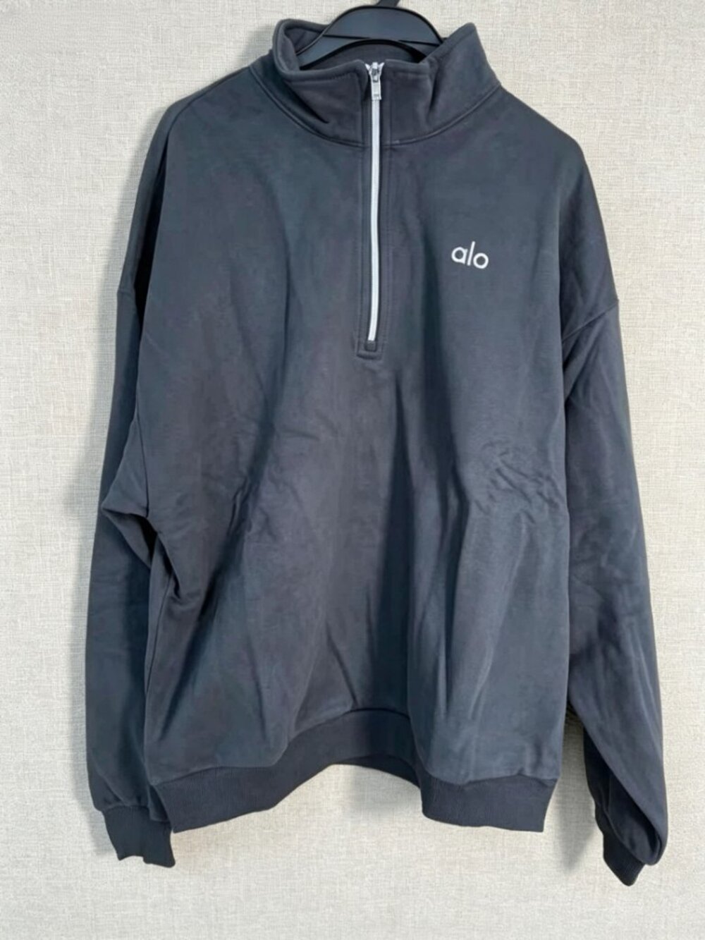 Women’s Alo Yoga Half Zip Pullover / 3/4 Zip Top Gray Size M